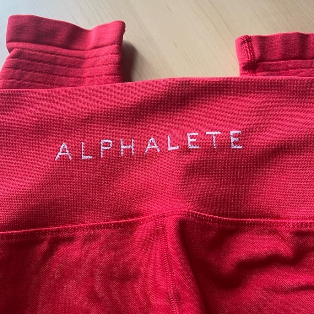 Alphalete Red Leggings​​​​​